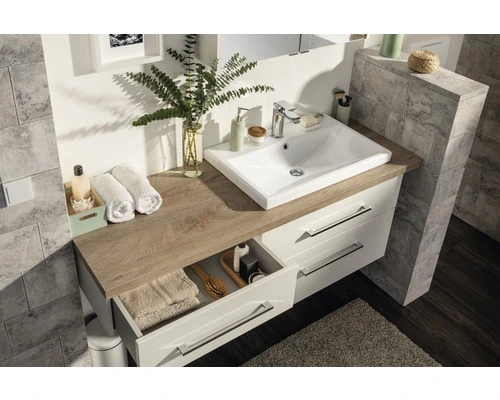 FACKELMANN Unterschrank Hype3.0 Weiss 21x60x49 Cm – Bild 3