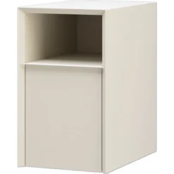 Seitenschrank Baden Haus Space Breite 30 Cm Gebürstet Weiss 55031