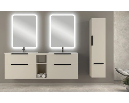 Midischrank Baden Haus Urban Gebürstet Weiss 30x62 Cm 55165 – Bild 4