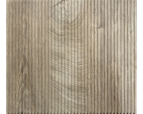 Badmöbel-Set Sanox Frozen 3D BxHxT 61 X 42 X 46 Cm Frontfarbe Grain Oak 2-teilig Mit Waschtisch Keramik Ohne Hahnloch – Bild 3