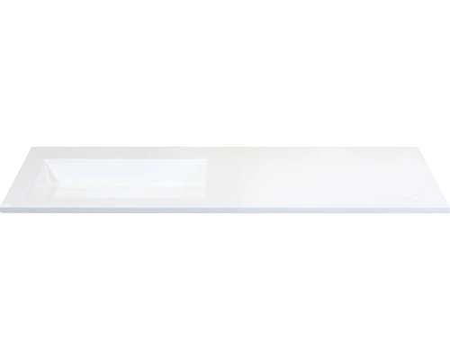 Badmöbel-Set Sanox Loft BxHxT 120,5 (85/35) X 47 X 45,5 Cm Frontfarbe Craft Oak 2-teilig Mit Waschtisch Mineralguss Becken Links Ohne Hahnloch – Bild 3