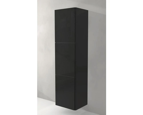 Baden Haus Hochschrank Schwarz 170x45 Cm – Bild 2