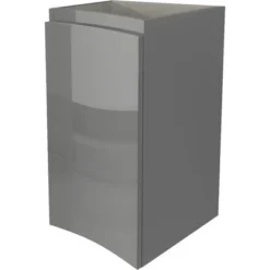 Unterschrank Baden Haus Vague Höhe 55 Breite 34 Tiefe 40 Cm Anthrazit