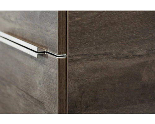 Sanox Badmöbel-Set Pulse 120 Cm Mit Doppelwaschtisch Keramik Nebraska Eiche Und Spiegel Mit LED-Beleuchtung 84725924 – Bild 4