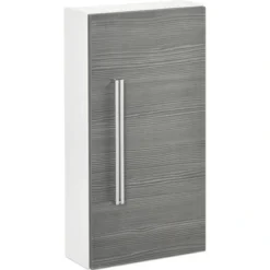 Hängeschrank Fackelmann Lugano Rechts Weiss/Pinie-anthrazit