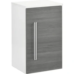 Unterschrank Fackelmann Lugano Rechts Weiss/Pinie-anthrazit