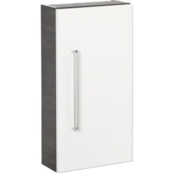 Hängeschrank Fackelmann Lugano Rechts Pinie-anthrazit/weiss