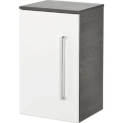 Unterschrank Fackelmann Lugano Links Pinie-anthrazit/weiss